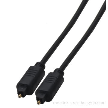 Black Digital Audio Optical Toslink Cable
